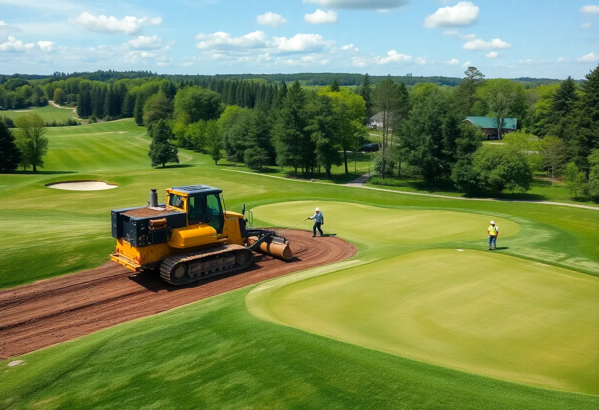 Golf course restoration at Baltusrol Golf Club