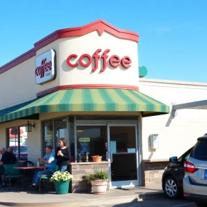 Exterior of Barista Boss Beverage Co. coffee shop in Myrtle Beach