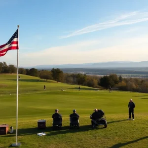 Golf teams preparing for the Commander-in-Chief's Cup at Scottsdale National Golf Club