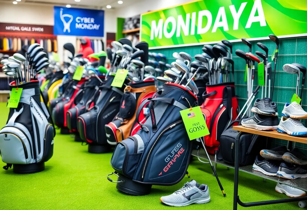 Discounted golf gear during Cyber Monday sale