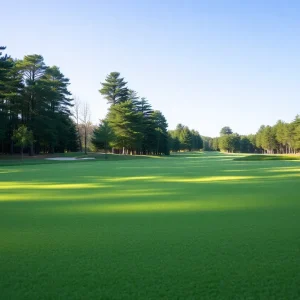 Eastern Florida State College women's golf team on the course