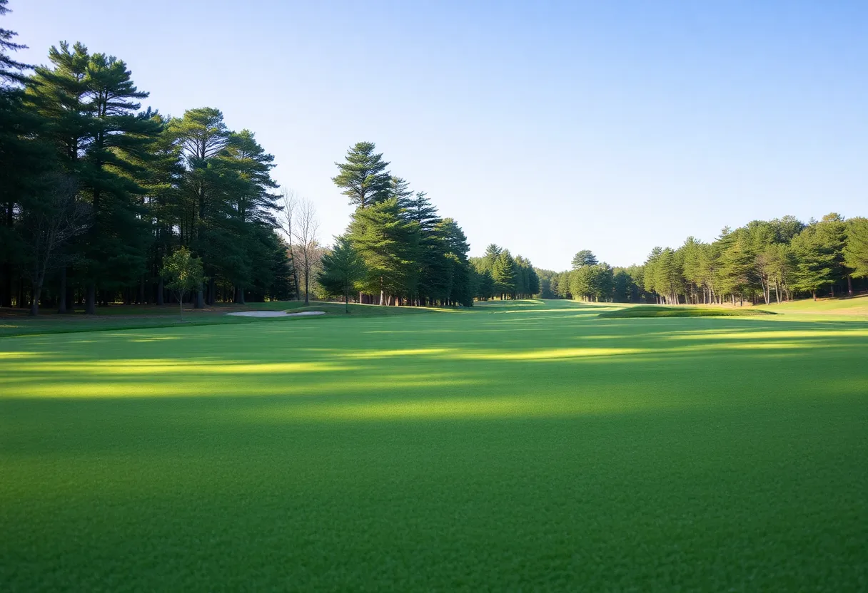 Eastern Florida State College women's golf team on the course