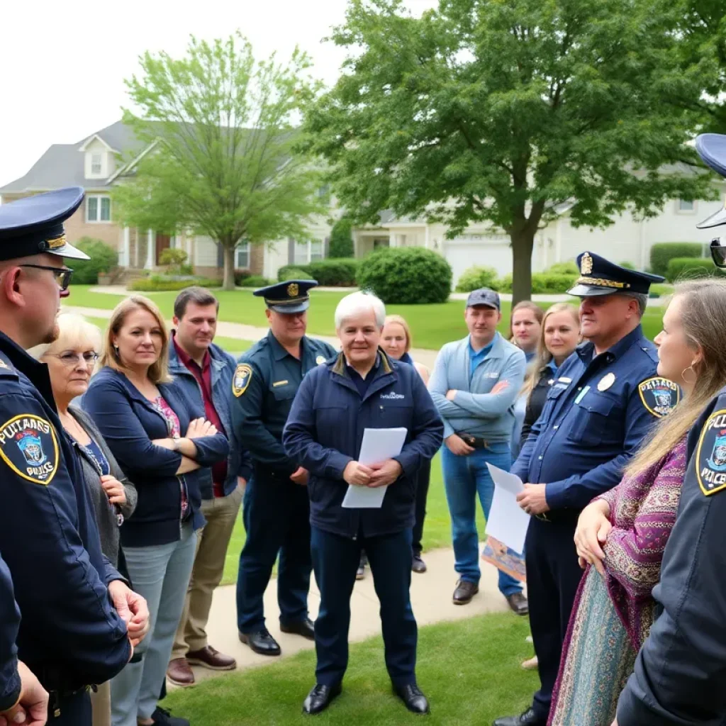 Horry County residents learning about scams with police officers