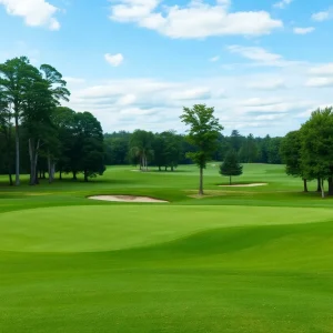 Golf course at Coldstream Country Club during the Bearcat Invitational