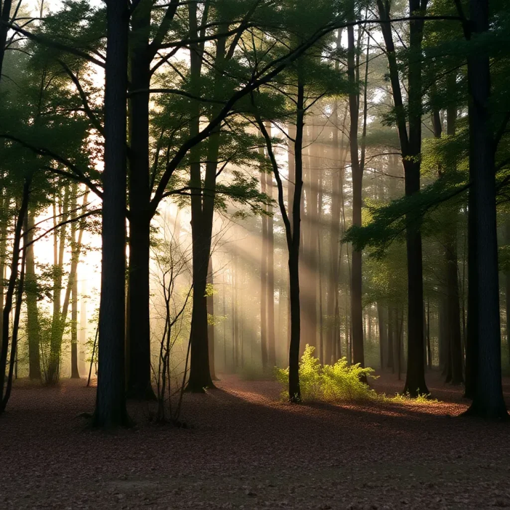 Wooded area in Longs South Carolina