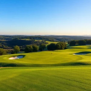 Scenic view of the Vidanta Vallarta golf course during the 2024 México Open.