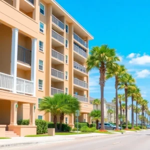 Apartment buildings in Myrtle Beach