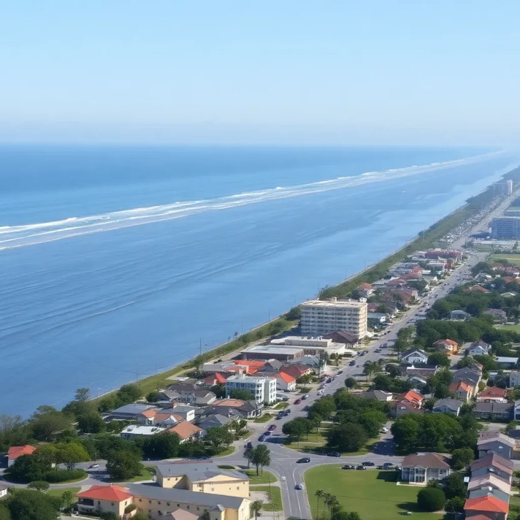 Scenic view of Myrtle Beach and its coastal community