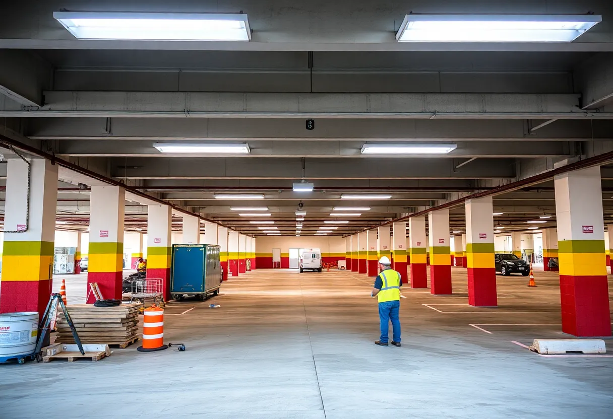 Renovation of the Deville Street parking garage in Myrtle Beach