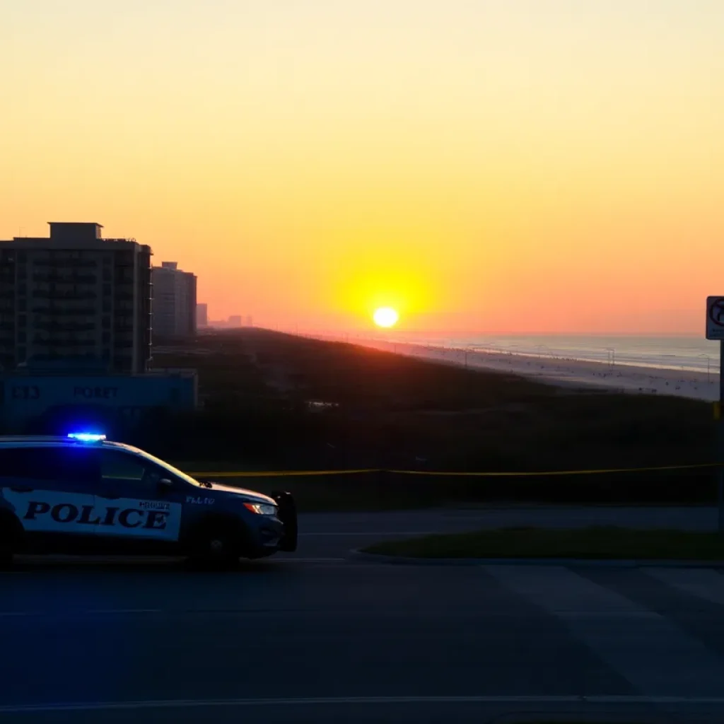 Policing action during standoff in Myrtle Beach