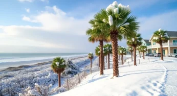 Winter Wonderland Hits Myrtle Beach