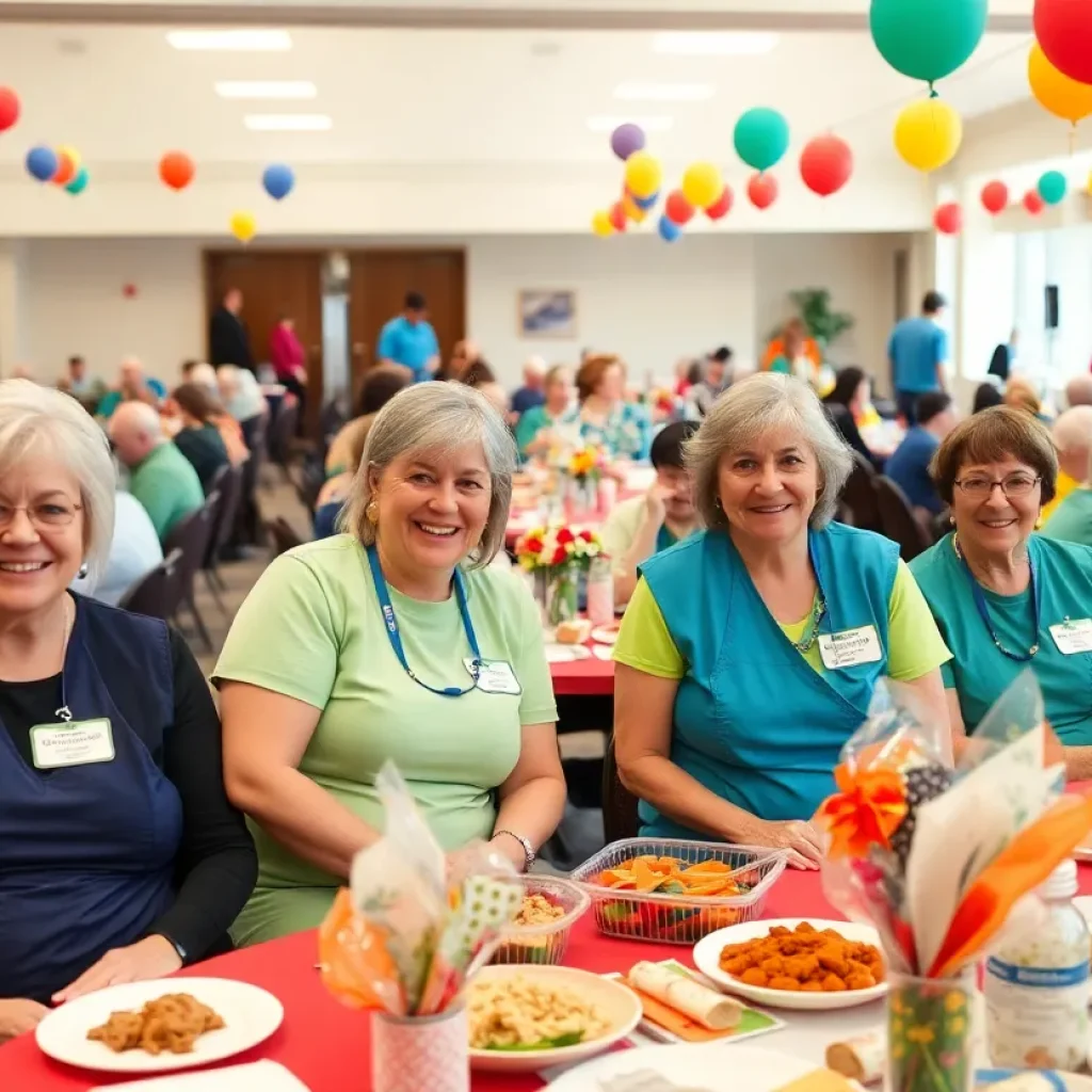 Volunteers gathered at Myrtle Beach for a celebration luncheon