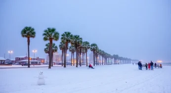 Myrtle Beach Blanketed in Snow: A Rare Winter Event