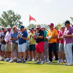 Creators participating in a PGA Tour golf event