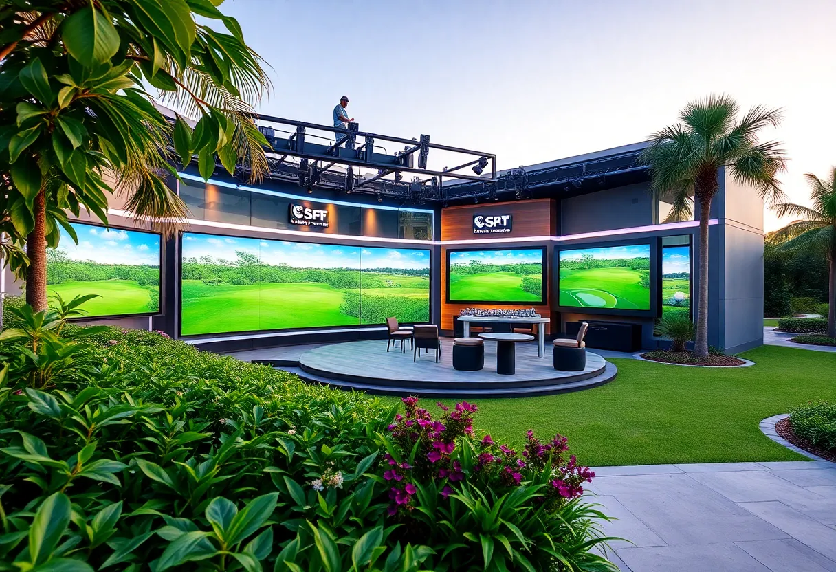 Exterior view of PGA Tour Studios in Florida