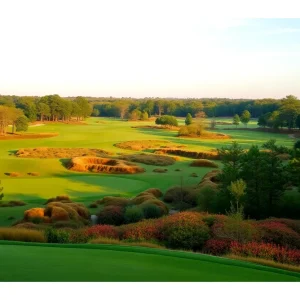 View of Pinehurst No. 10 Golf Course with natural landscapes