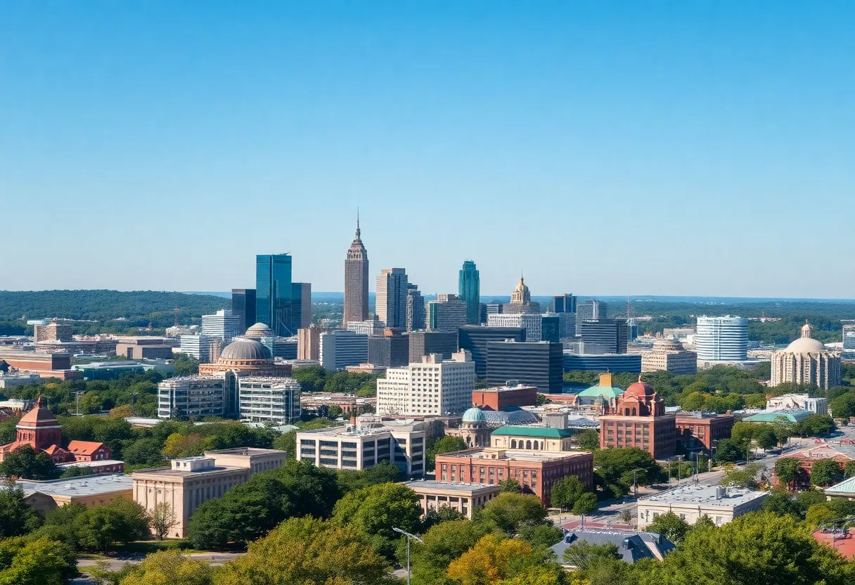 Raleigh City Skyline