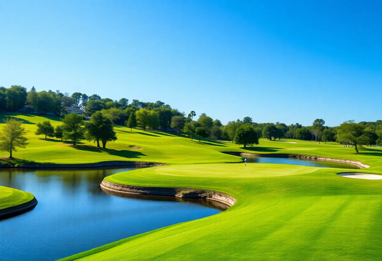 Beautiful view of Shaker Run Golf Course in Southwestern Ohio