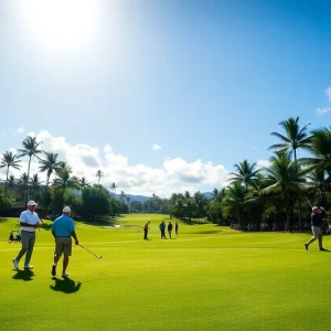 Vibrant golf scene at the Sony Open 2025