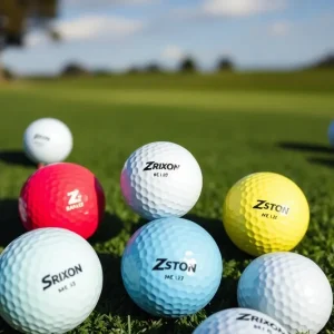 New Srixon Z-STAR golf balls series on the course