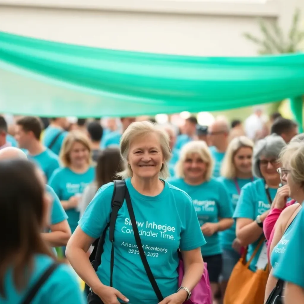 Community gathering at CCU event honoring Travis E. Overton