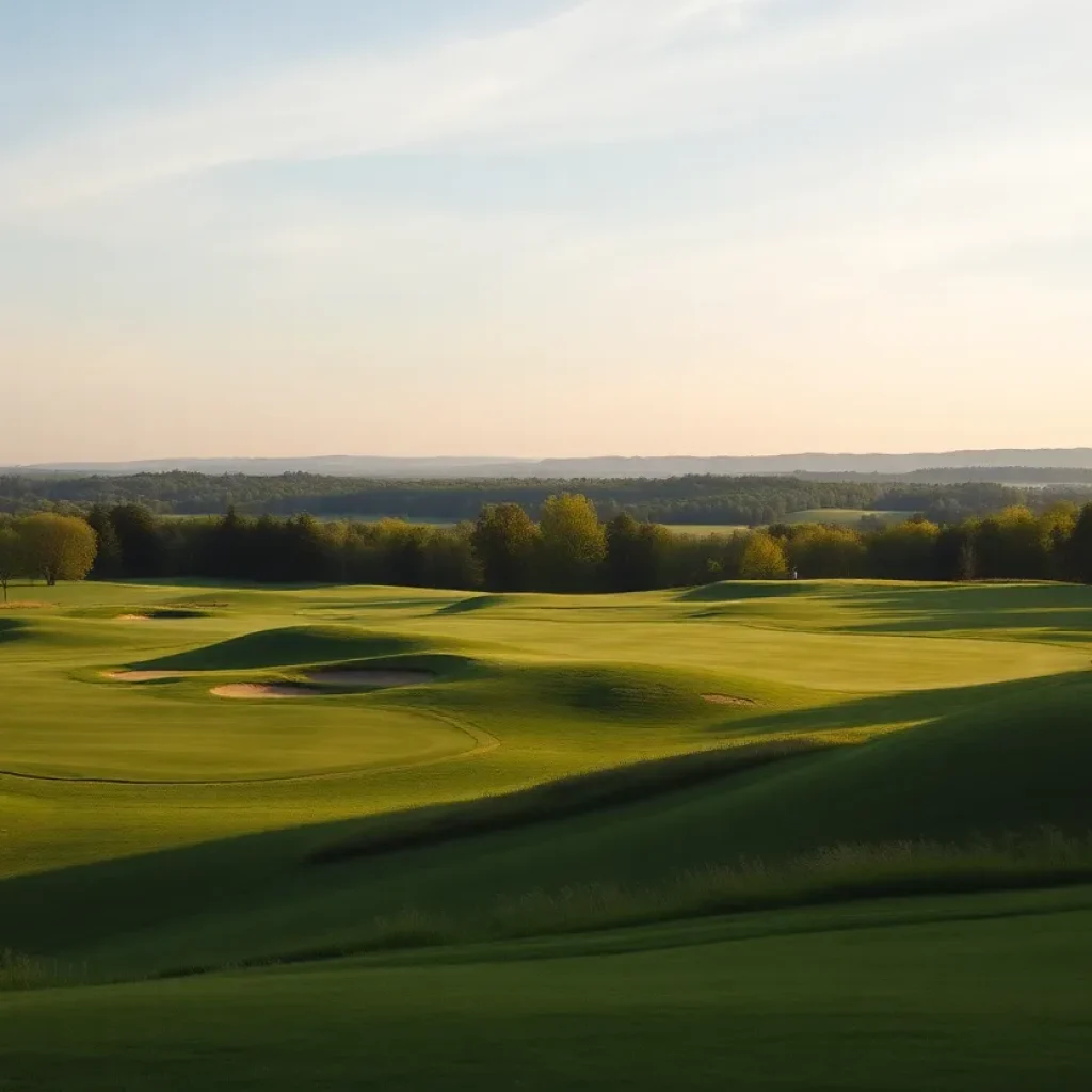 Scenic view of Cape Cod National Golf Club