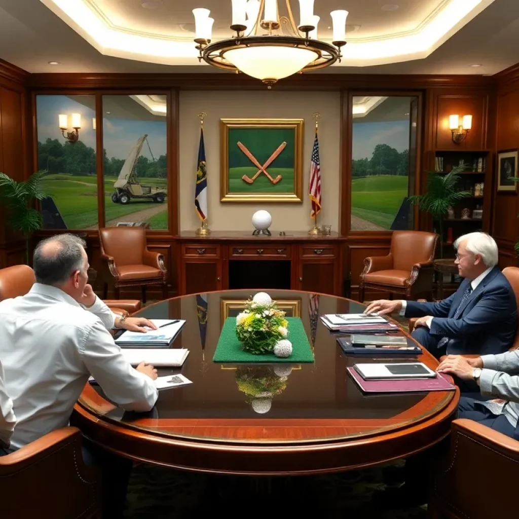 Symbolic meeting on LIV Golf negotiations