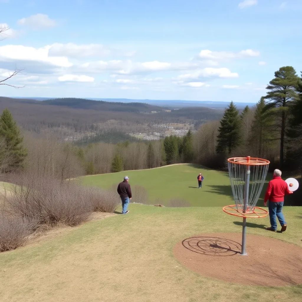 Players enjoying Beal Slough Disc Golf Course
