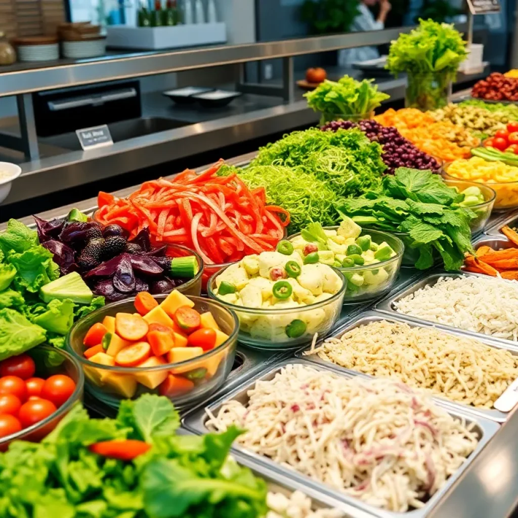 Fresh ingredients at Salata Salad Kitchen