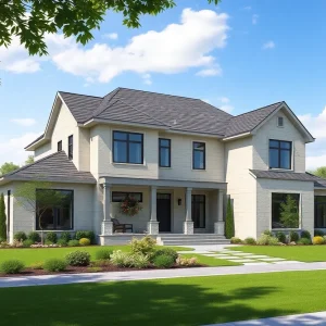 Luxury home exterior in Arbor Ridge community near Myrtle Beach
