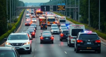 Bomb Threat Causes Major I-85 Traffic Chaos