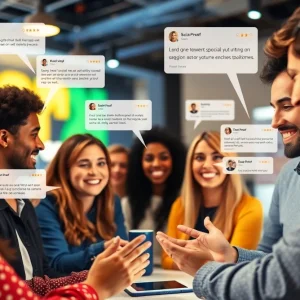 Illustration depicting Social Proof in Digital Marketing