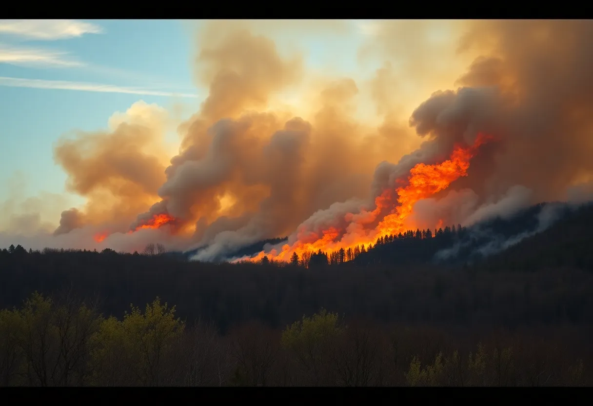 Wildfires in the Carolinas